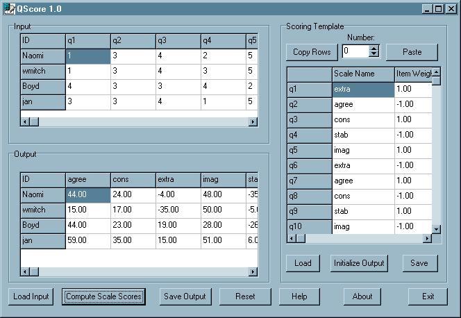 QScore Screenshot